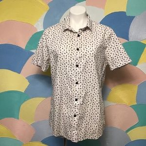George slim fit short sleeve man shirt size M (38-40)